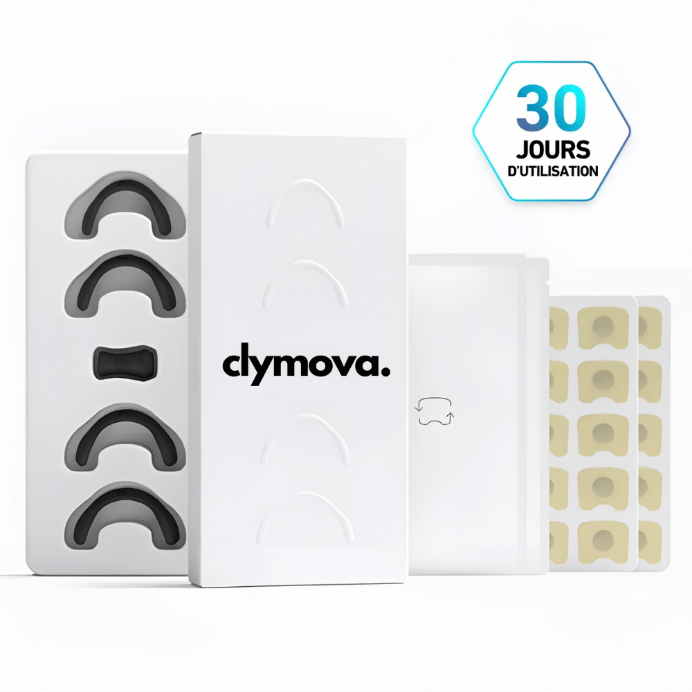 Kit de respiration CLYMOVA - 4 Bandes+60 Patchs